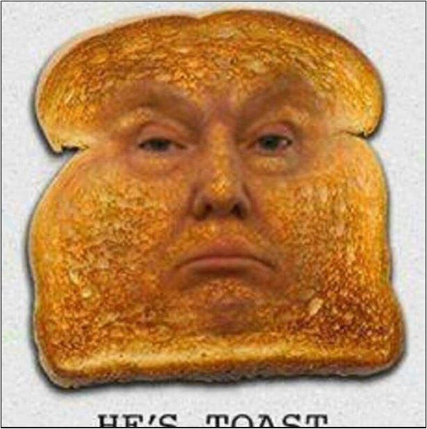 High Quality Trump Toast Blank Meme Template