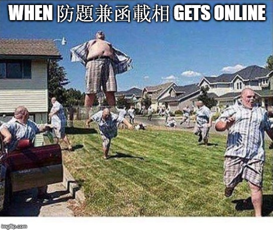 Run! | WHEN 防題兼函載相 GETS ONLINE | image tagged in video games | made w/ Imgflip meme maker