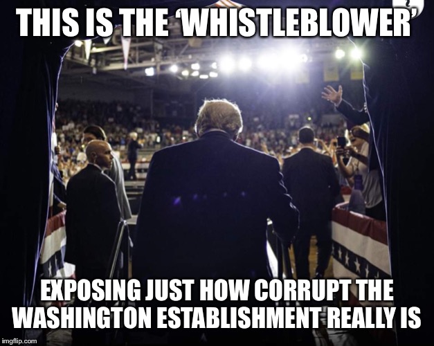 The dems/media/establishment hate Trump... but they hate us even more for electing him. | THIS IS THE ‘WHISTLEBLOWER’; EXPOSING JUST HOW CORRUPT THE WASHINGTON ESTABLISHMENT REALLY IS | image tagged in maga | made w/ Imgflip meme maker
