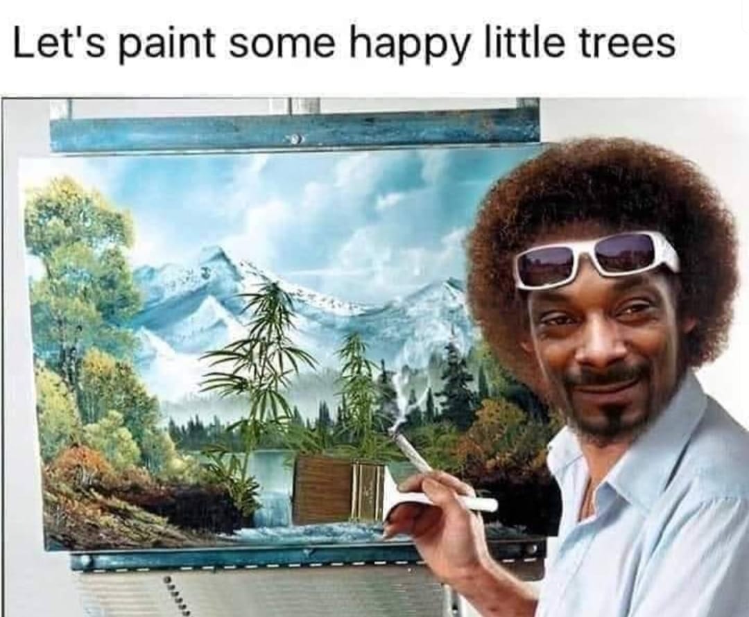 The Bob Ross of Memes Blank Template Imgflip