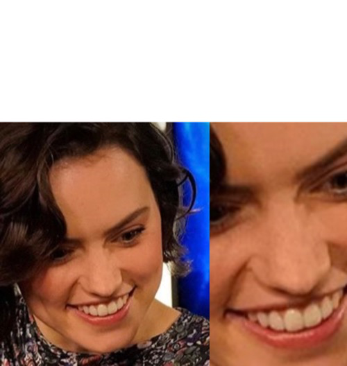 High Quality Daisy Ridley’s “What?” Blank Meme Template