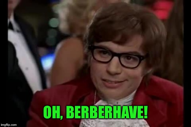 Austin Powers | OH, BERBERHAVE! | image tagged in austin powers | made w/ Imgflip meme maker