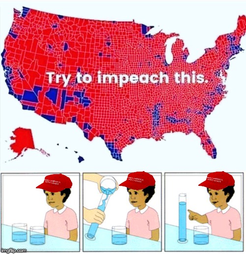 Population density is everything | image tagged in donald trump,electoral college,election 2016 | made w/ Imgflip meme maker