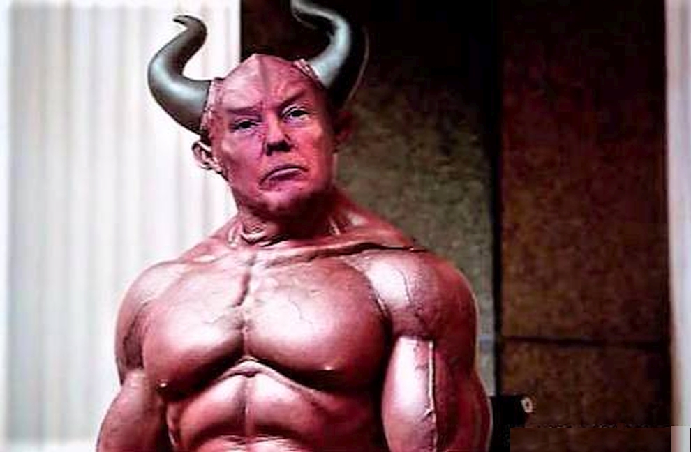 Trump Devil (in great shape) Blank Meme Template