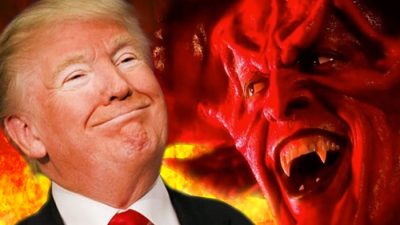 Trump and his boss, The Devil Blank Meme Template