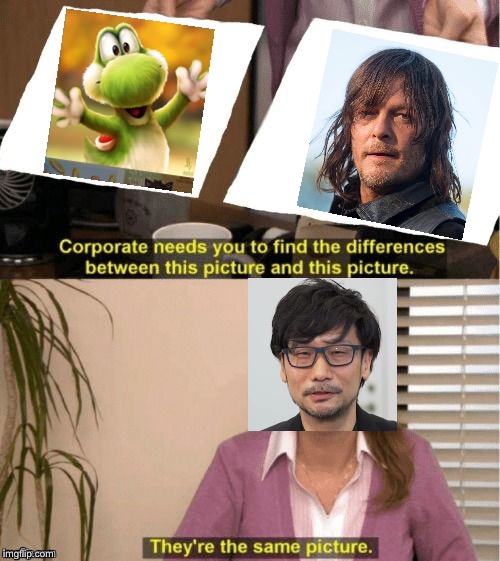 They're The Same Picture | image tagged in corporate needs you to find the differences,yoshi,gaming | made w/ Imgflip meme maker