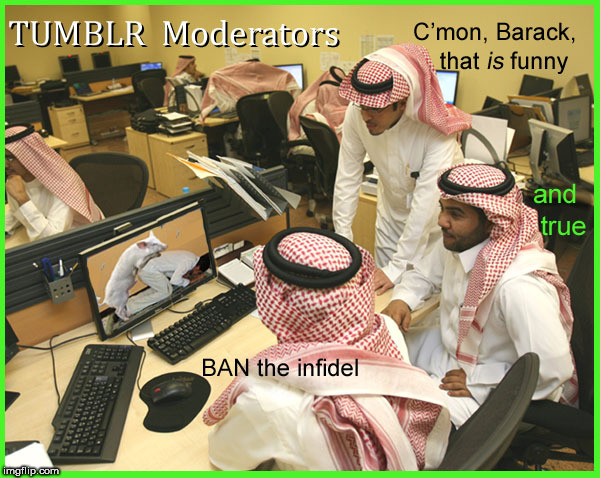 Moderators at FUMBLR | image tagged in moderators,tumblr,censorship,social media,lol so funny,funny meme | made w/ Imgflip meme maker
