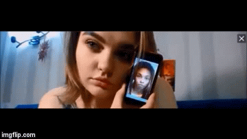 Cute Strong Russian Teen Mocks the Mugshot of a Black American Female Shoplifter | image tagged in gifs,white girl,russian,racist,teen,cute | made w/ Imgflip video-to-gif maker