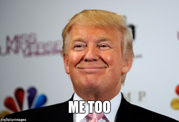 Donald trump approves | ME TOO | image tagged in donald trump approves | made w/ Imgflip meme maker