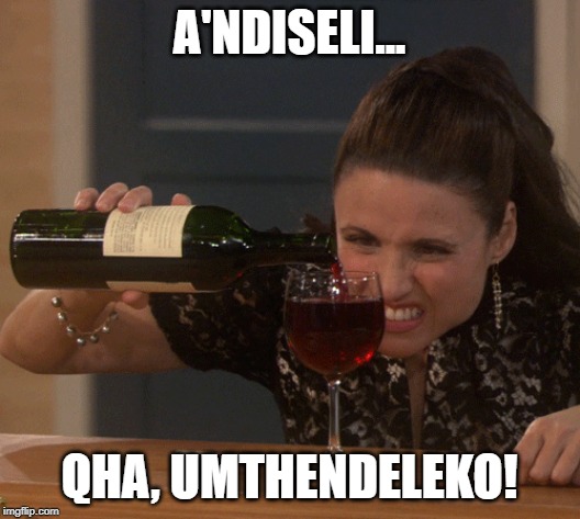 A'NDISELI... QHA, UMTHENDELEKO! | made w/ Imgflip meme maker