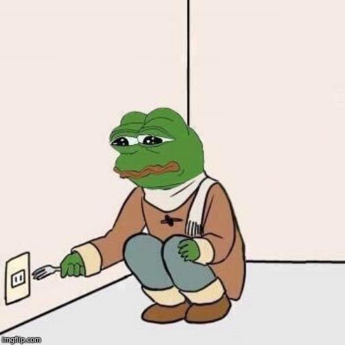 Sad Pepe Suicide | image tagged in sad pepe suicide | made w/ Imgflip meme maker