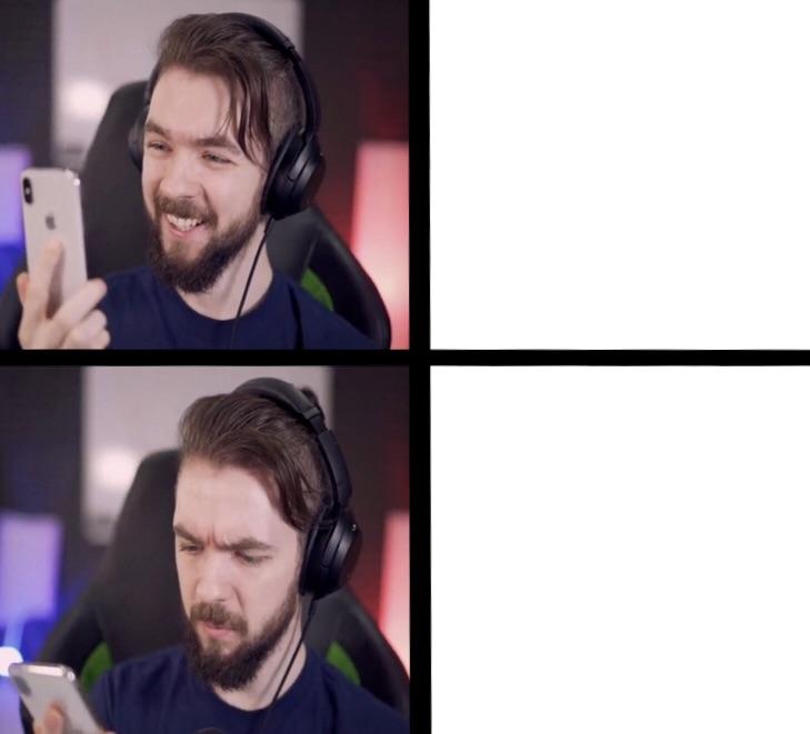 Jacksepticeye Blank Meme Template