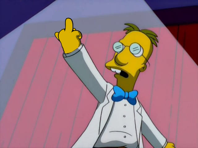 High Quality PROFESSOR FRINK FUCK YOU Blank Meme Template