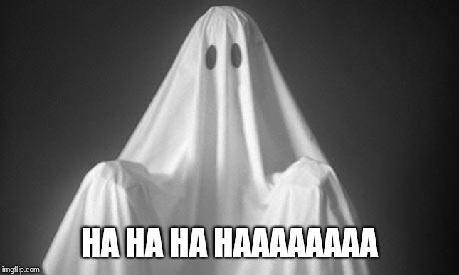 Ghost | HA HA HA HAAAAAAAA | image tagged in ghost | made w/ Imgflip meme maker