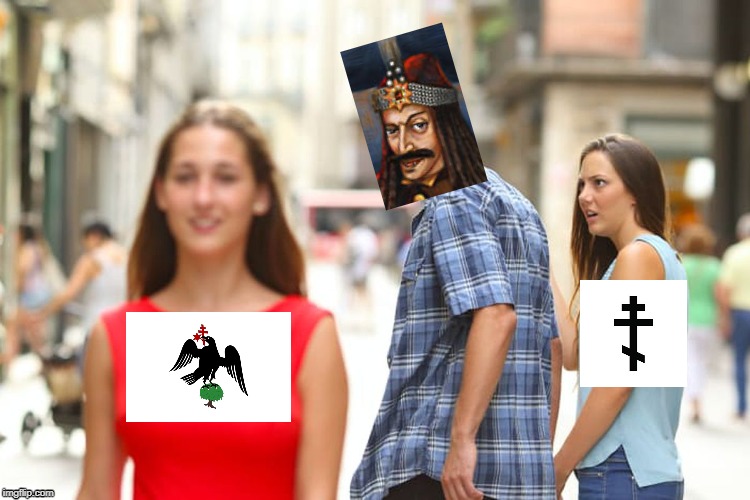 Vlad's Love | image tagged in memes,distracted boyfriend | made w/ Imgflip meme maker