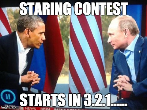 STARING CONTEST STARTS IN 3.2.1...... | made w/ Imgflip meme maker