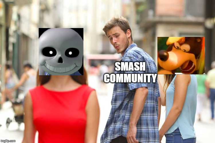 Distracted Boyfriend | SMASH COMMUNITY | image tagged in memes,distracted boyfriend | made w/ Imgflip meme maker