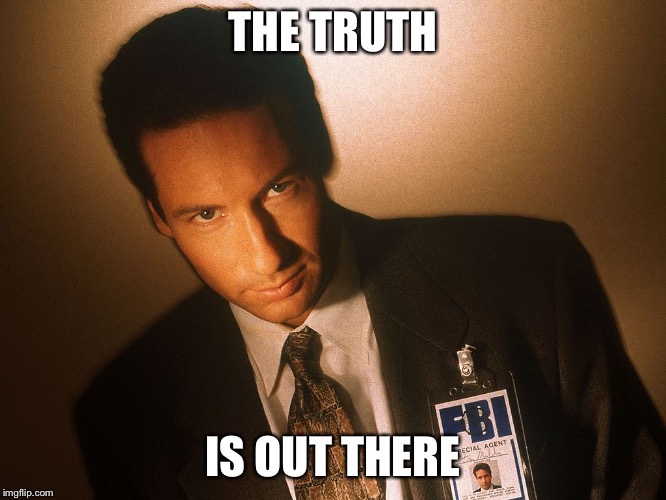 fox mulder  | THE TRUTH IS OUT THERE | image tagged in fox mulder | made w/ Imgflip meme maker