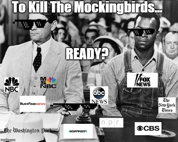 To Kill The Mockingbirds... | To Kill The Mockingbirds... READY? | image tagged in but thats none of my business neutral | made w/ Imgflip meme maker