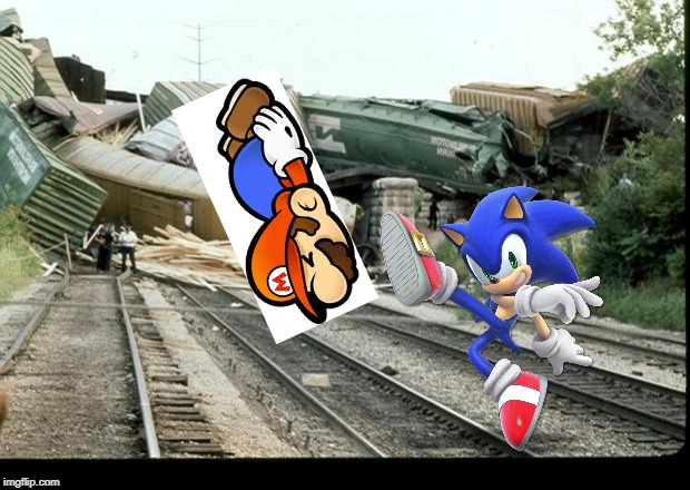 Next big stage in smash leaked! | image tagged in train wreck | made w/ Imgflip meme maker