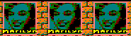 Marilyn Monroe | image tagged in gifs,amstrad cpc | made w/ Imgflip images-to-gif maker