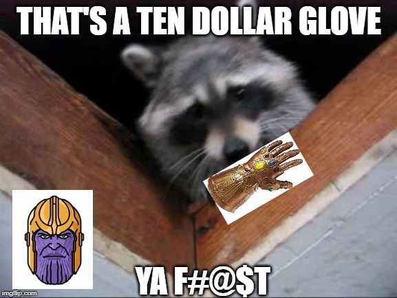 THAT'S A TEN DOLLAR GLOVE; YA F#@$T | image tagged in memes | made w/ Imgflip meme maker