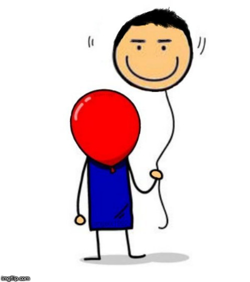 Just a random crazy shopped drawing | image tagged in airhead,balloon,cartoon,drawing,crazy,helium | made w/ Imgflip meme maker