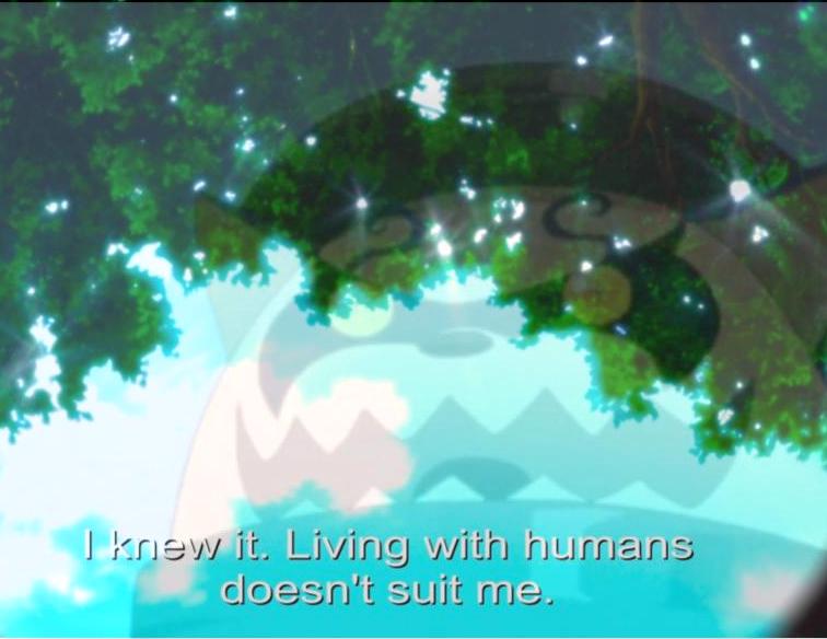 Living With Humans Doesn't Suit Me Blank Meme Template