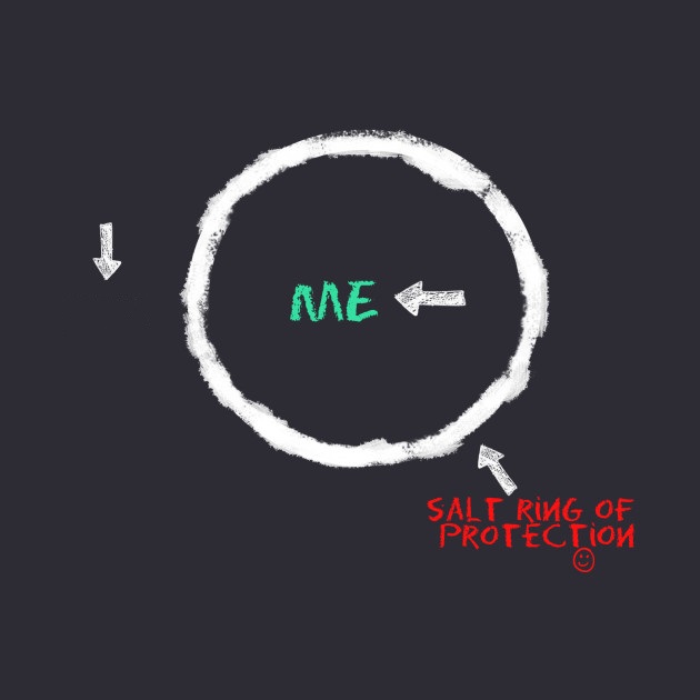 High Quality Salt ring of protection Blank Meme Template