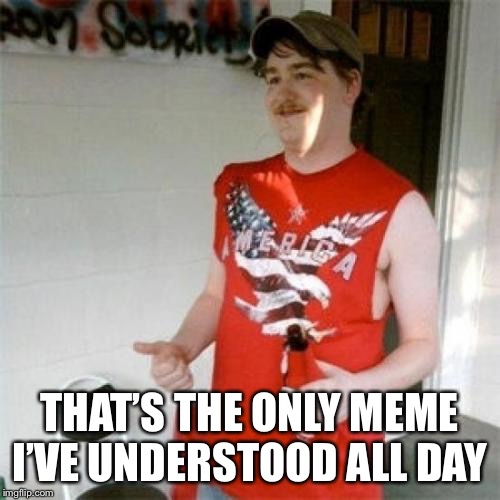 Redneck Randal Meme | THAT’S THE ONLY MEME I’VE UNDERSTOOD ALL DAY | image tagged in memes,redneck randal | made w/ Imgflip meme maker