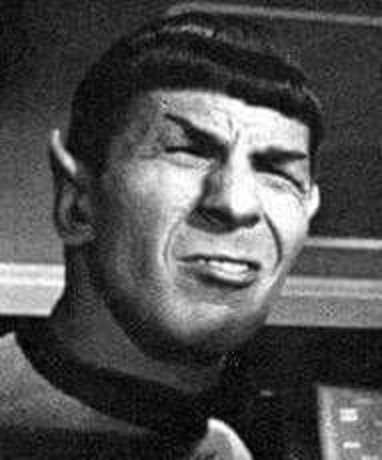 High Quality Spock WTF Face Blank Meme Template