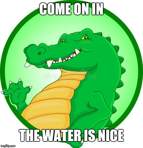 COME ON IN THE WATER IS NICE | made w/ Imgflip meme maker