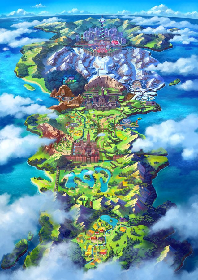 galar region Blank Meme Template