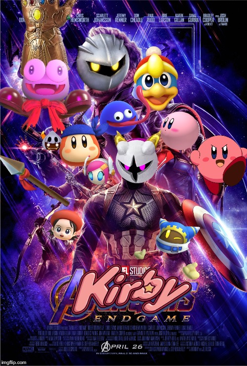 adevengers endedede game | image tagged in kirby | made w/ Imgflip meme maker