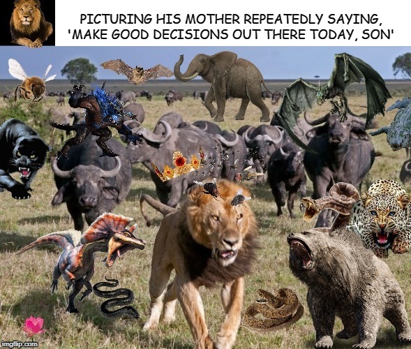 The Day the King Passed a Law That Kings Can Retire Early | PICTURING HIS MOTHER REPEATEDLY SAYING, 'MAKE GOOD DECISIONS OUT THERE TODAY, SON' | image tagged in the day the king passed a law that kings can retire early | made w/ Imgflip meme maker