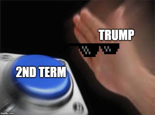 Blank Nut Button | TRUMP; 2ND TERM | image tagged in memes,blank nut button | made w/ Imgflip meme maker