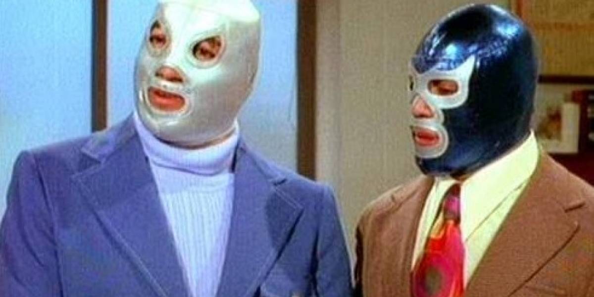 High Quality Santo y Blue Demon Blank Meme Template