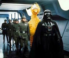 darth vader big bird Blank Meme Template