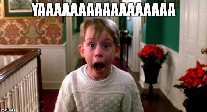 Kevin Home Alone | YAAAAAAAAAAAAAAAAA | image tagged in kevin home alone | made w/ Imgflip meme maker