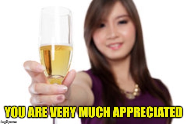YOU ARE VERY MUCH APPRECIATED | made w/ Imgflip meme maker
