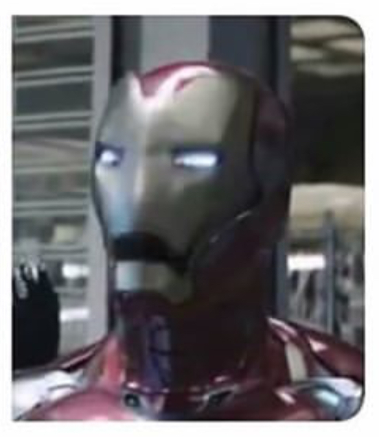 Iron man gasp Blank Meme Template