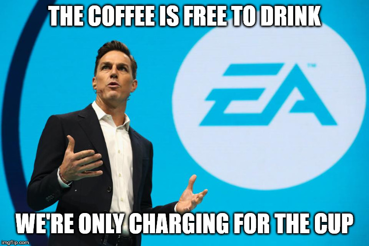 THE COFFEE IS FREE TO DRINK WE'RE ONLY CHARGING FOR THE CUP | made w/ Imgflip meme maker
