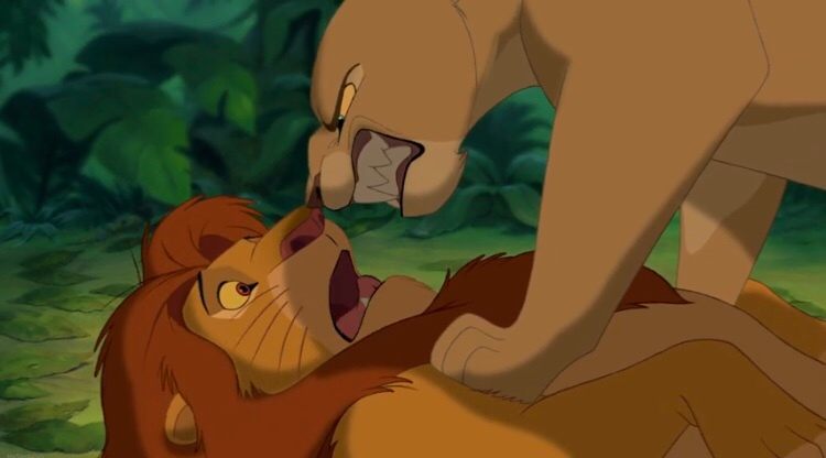 Nala and Simba Blank Meme Template