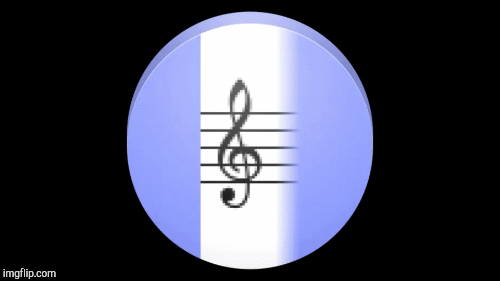 Treble clef | image tagged in gifs,music | made w/ Imgflip images-to-gif maker
