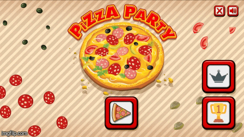Pizza Party! | image tagged in gifs,food | made w/ Imgflip images-to-gif maker