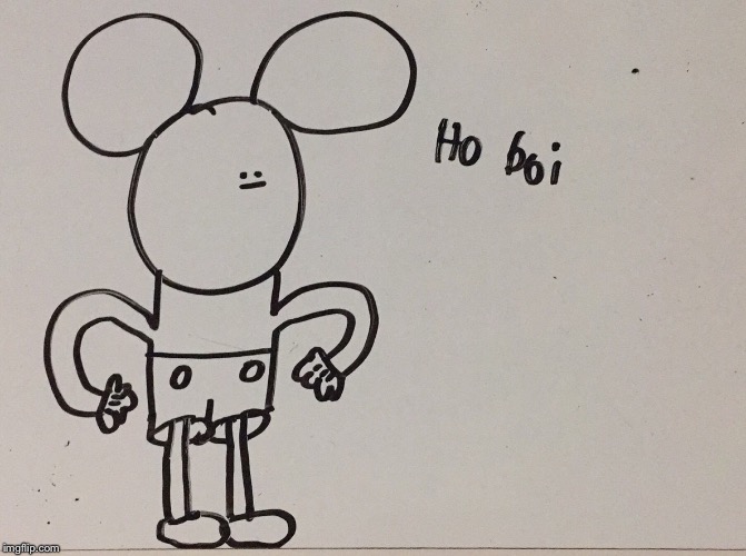 My dank drawing of mickey mouse on a whiteboard | image tagged in mickey mouse | made w/ Imgflip meme maker
