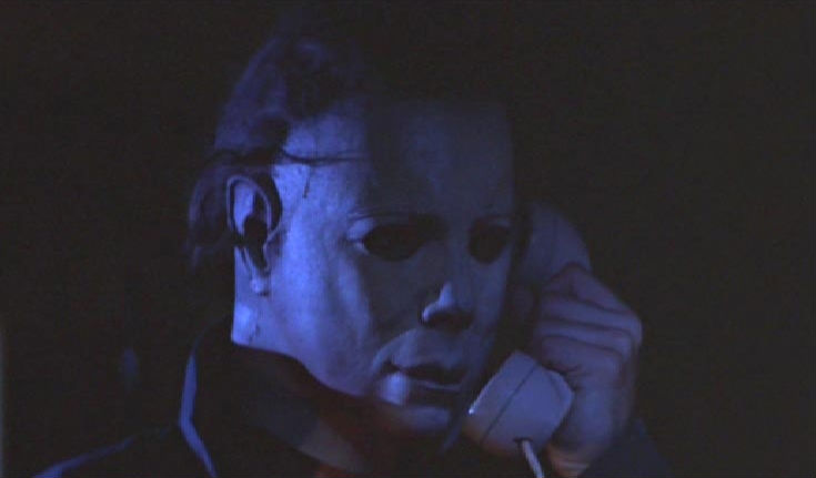 "Hello? This is Michael Myers." Blank Meme Template