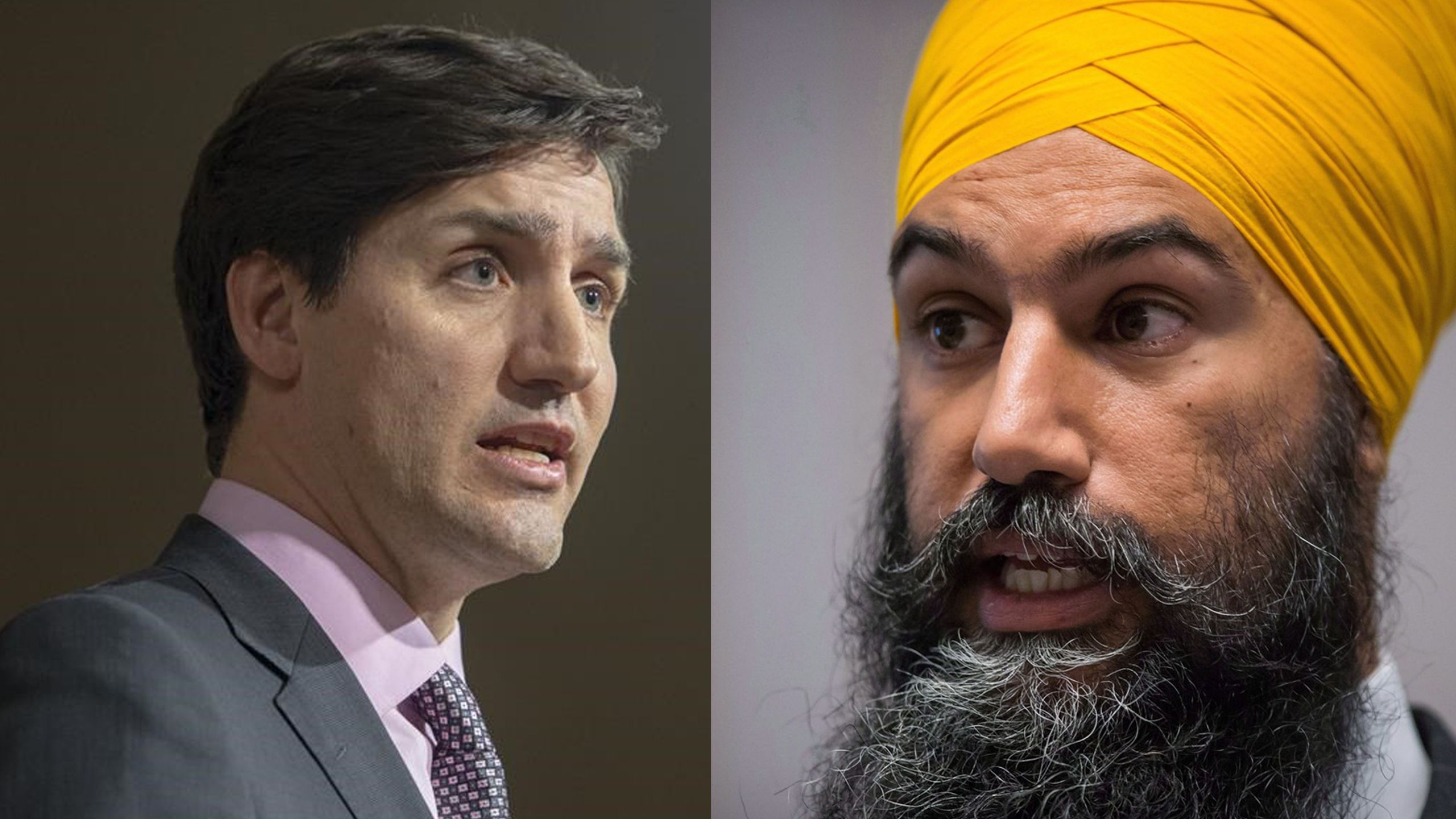 Trudeau Singh Blank Meme Template