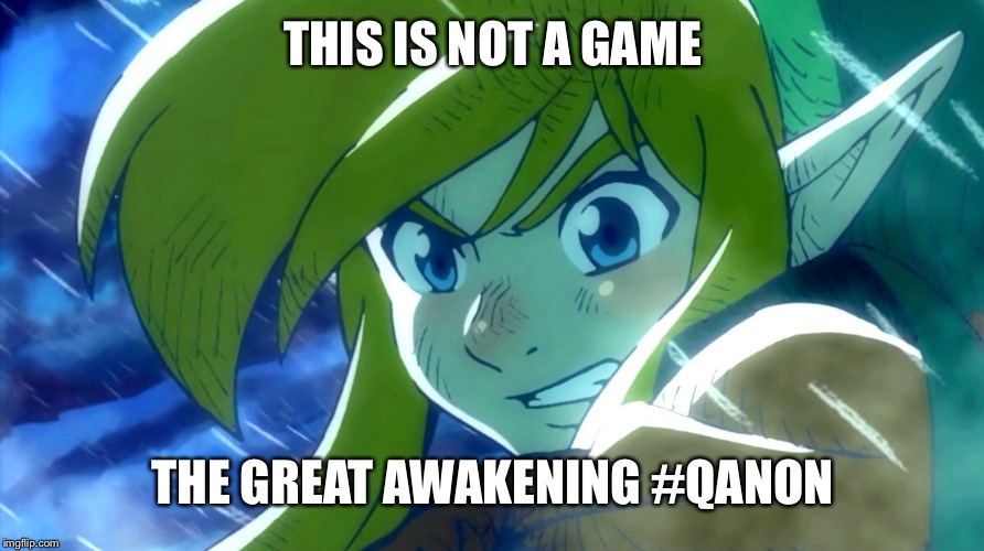 The Great Awakening | THIS IS NOT A GAME; THE GREAT AWAKENING #QANON | image tagged in politics,qanon,the great awakening | made w/ Imgflip meme maker
