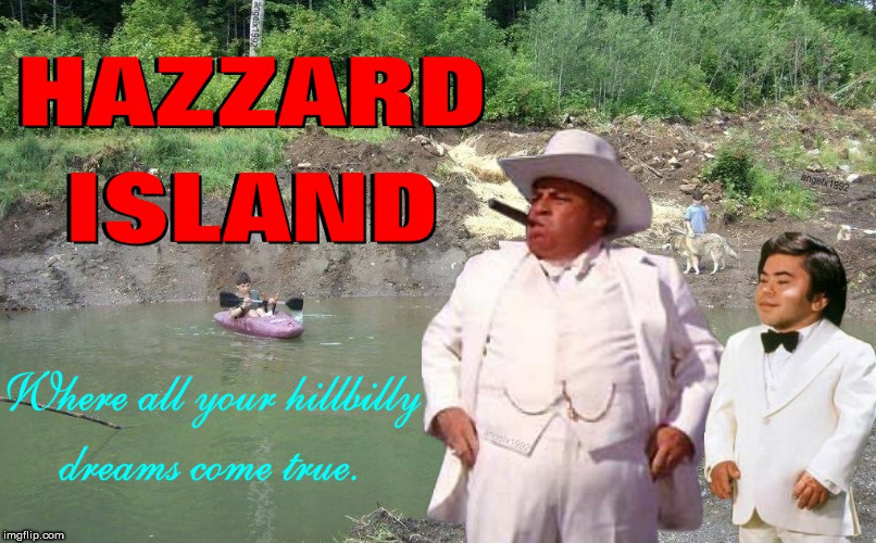 Reposting the original meme I made like 10 years ago on Tinypic. | image tagged in dukes of hazzard,fantasy island,mashup,throwback thursday,tv shows,tattoo | made w/ Imgflip meme maker